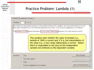 Practice Problem: Lambda (1)