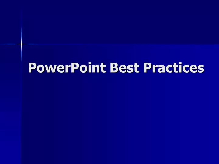 powerpoint best practices