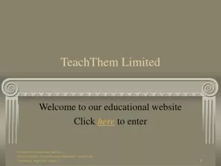 TeachThem Limited