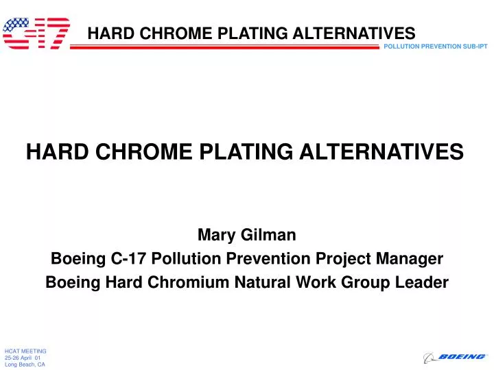 hard chrome plating alternatives