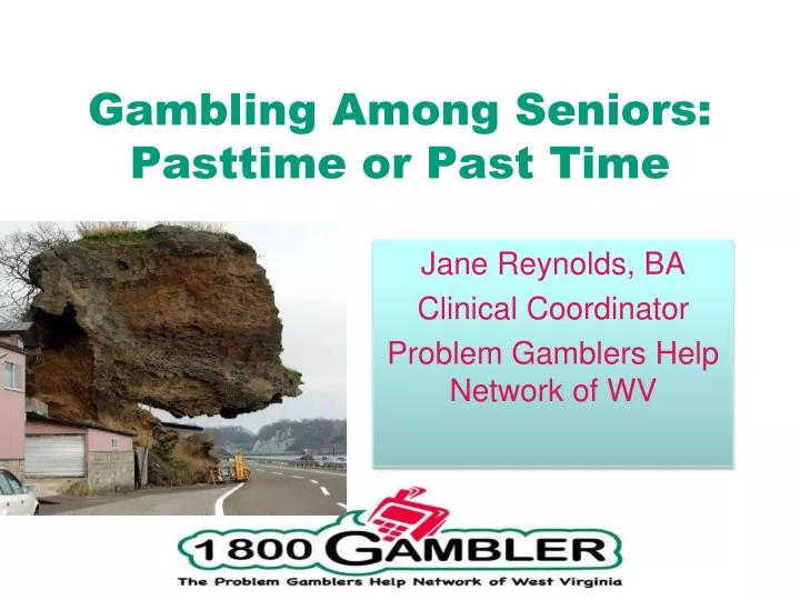 gambling among seniors pasttime or past time