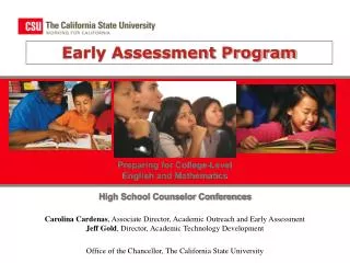 Early Assessment Program