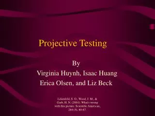 Projective Testing