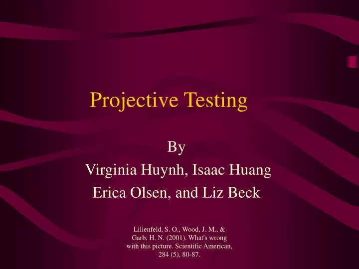projective testing