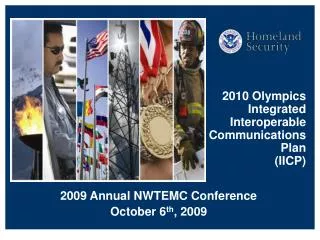 2010 Olympics Integrated Interoperable Communications Plan (IICP)
