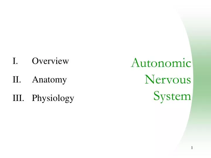 overview anatomy physiology
