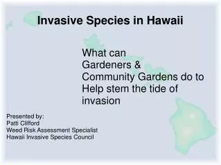 Invasive Species in Hawaii