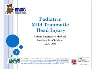 Pediatric Mild Traumatic Head Injury