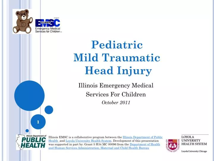 pediatric mild traumatic head injury