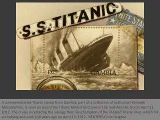 Titanic stamps