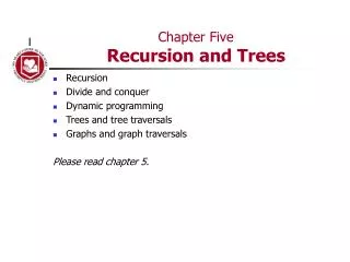 Chapter Five Recursion and Trees
