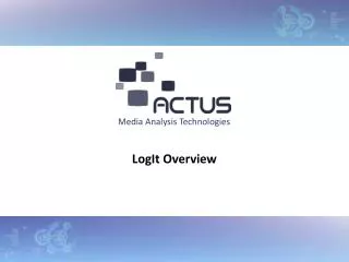 Media Analysis Technologies