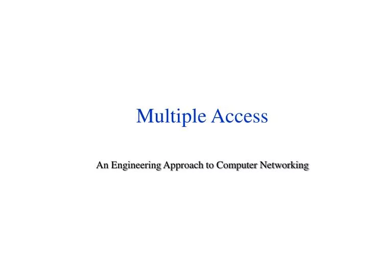 multiple access