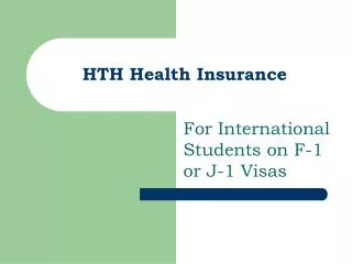 HTH Health Insurance