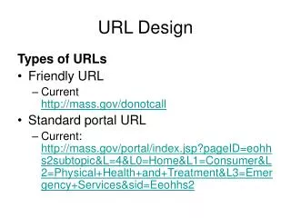 URL Design
