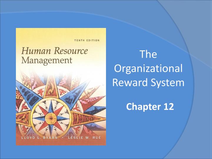 the organizational reward system