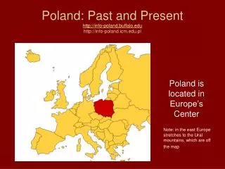 Poland: Past and Present info-poland.buffalo info-poland.icm.pl