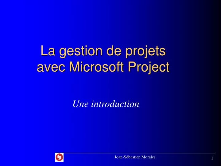 la gestion de projets avec microsoft project