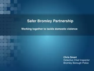 Safer Bromley Partnership