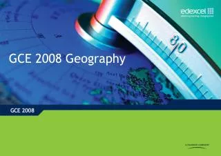 GCE 2008 Geography
