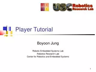 Player Tutorial