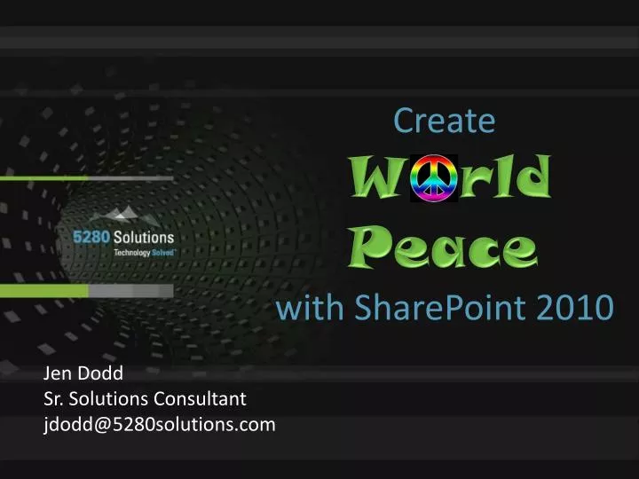 create with sharepoint 2010