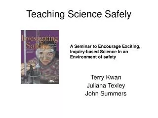Teaching Science Safely