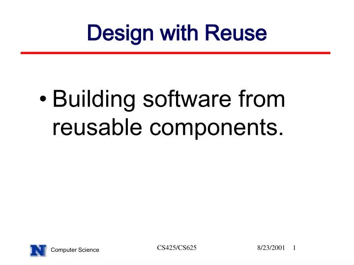 design with reuse
