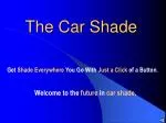 The Car Shade - slide 1