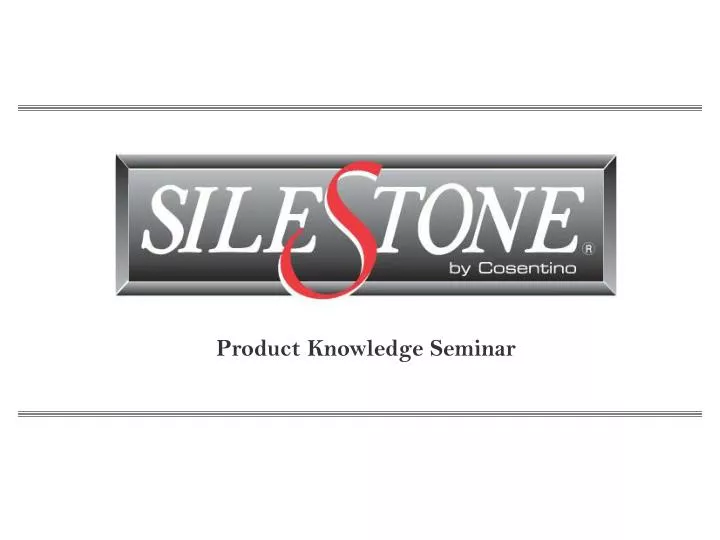 product knowledge seminar