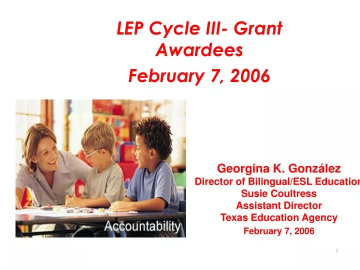lep cycle iii grant awardees february 7 2006