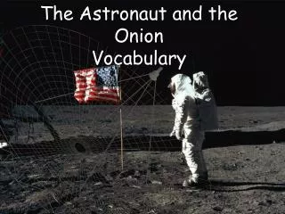 The Astronaut and the Onion Vocabulary