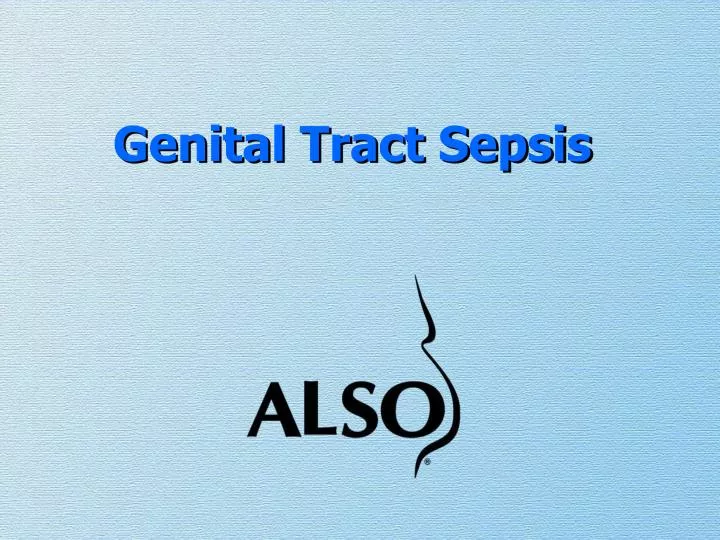 genital tract sepsis