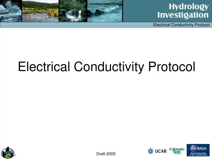 electrical conductivity protocol