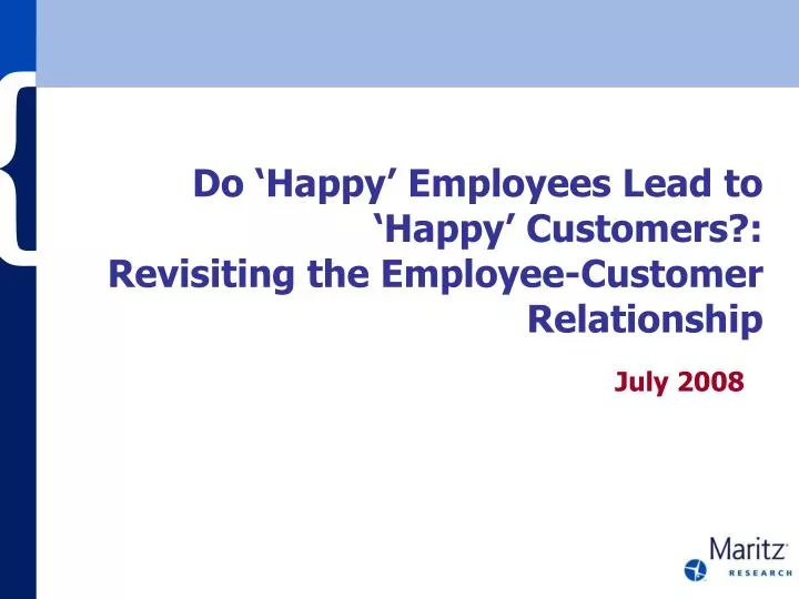 do happy employees lead to happy customers revisiting the employee customer relationship