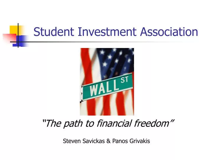 the path to financial freedom steven savickas panos grivakis