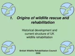 Origins of wildlife rescue and rehabilitation