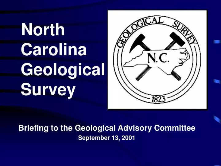 north carolina geological survey
