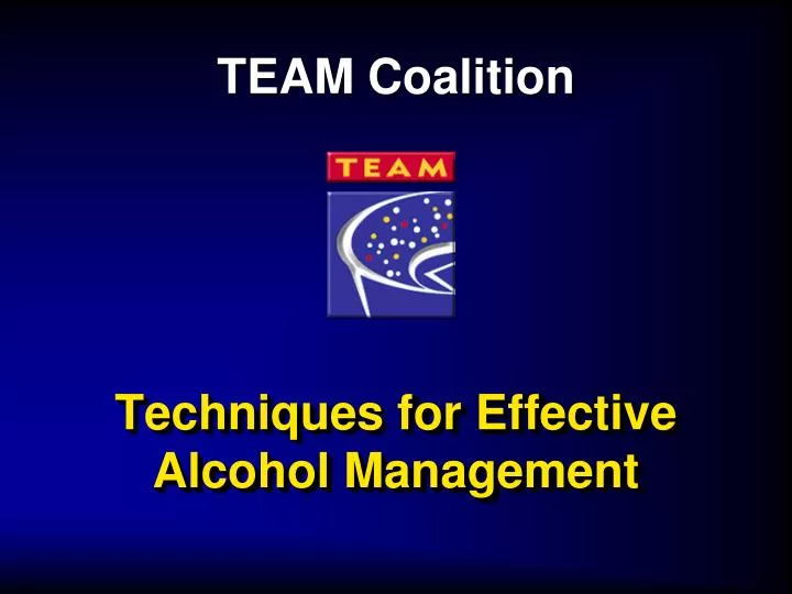 techniques for effective alcohol management