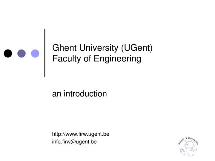 ghent university ugent faculty of engineering