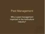 Pest Management - slide 1