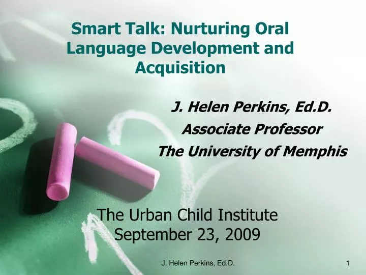 smart talk nurturing oral language development and acquisition