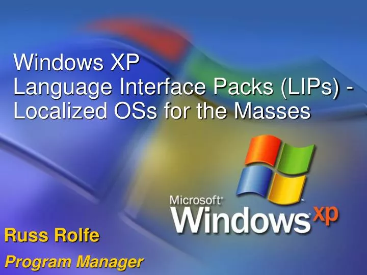 windows xp language interface packs lips localized oss for the masses