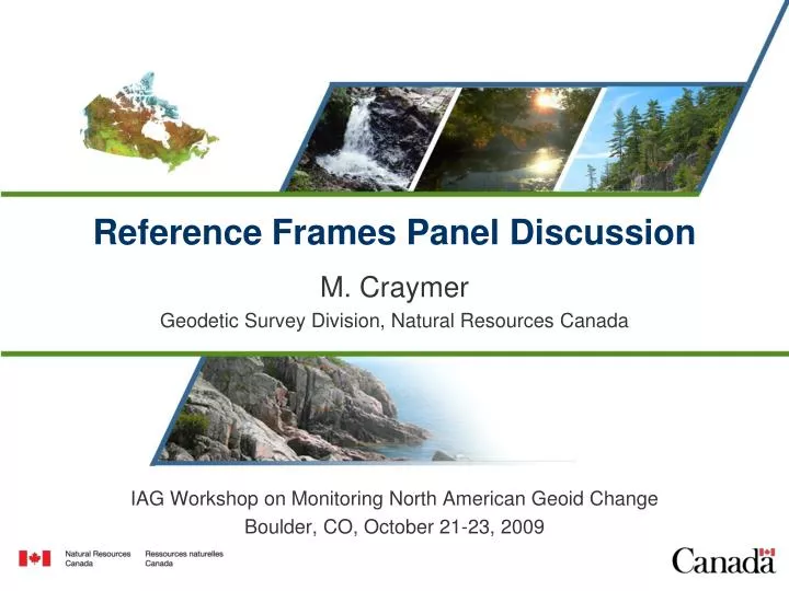 reference frames panel discussion