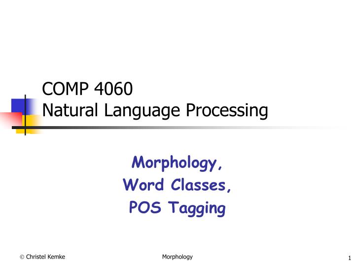 comp 4060 natural language processing
