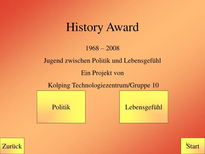 history award