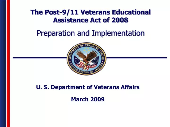 u s department of veterans affairs march 2009