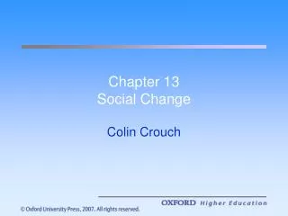 Chapter 13 Social Change