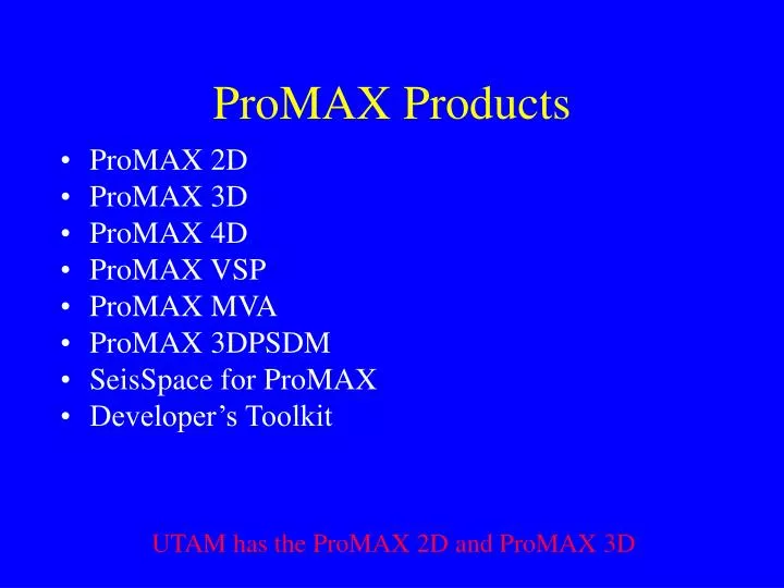 promax products