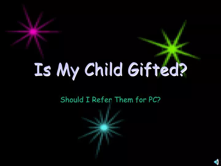 is my child gifted